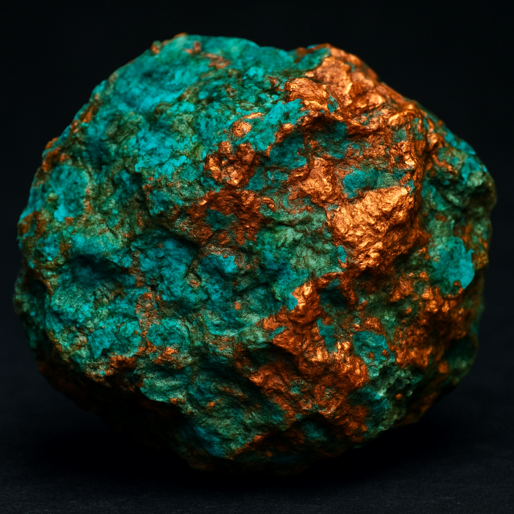 Muestra de mineral de Cobre